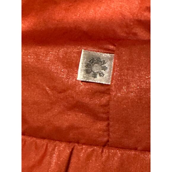 Chico's Zenergy Vest Womens Size 2 Orange Hooded Full Zip Pockets Windbreaker - Picture 5 of 6